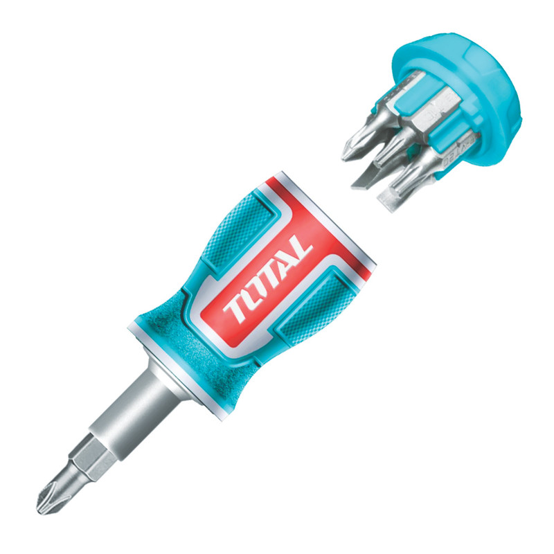 پیچ گوشتی مشتی توتال مدل TACSDS0706 مجموعه 8 عددی