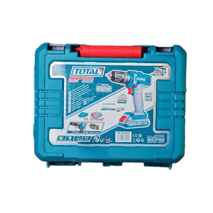 دریل شارژی ۱۰میلی متر ۲۰ولت توتال مدل TDLI200528