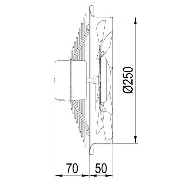 هواکش دمنده مدل VMA-25C4S