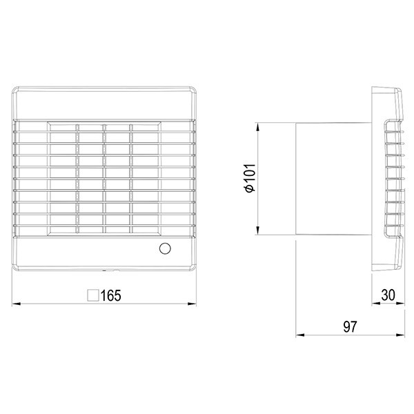 هواکش دمنده مدل VDI-10S2S