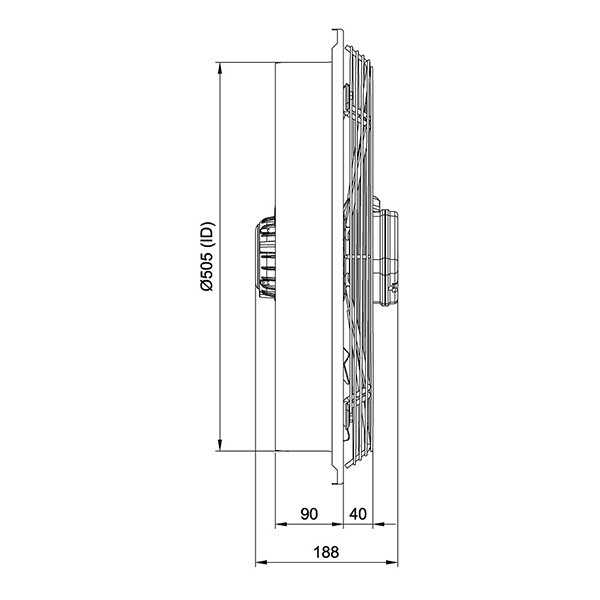هواکش دمنده مدل VIK-50A6S
