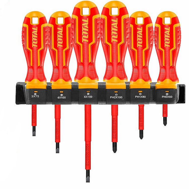 پیچ گوشتی توتال مدل THTIS-566 مجموعه 6 عددی