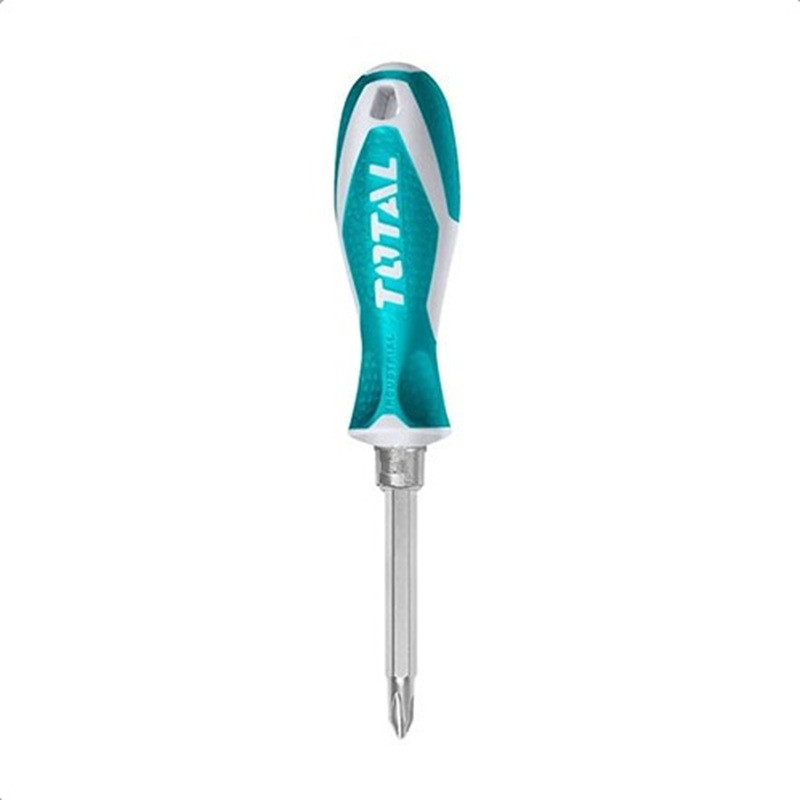 پیچ گوشتی یک سر چهارسو یک سر دو سو توتال مدل  THT250226