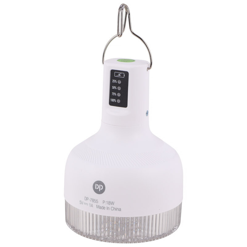 چراغ آویز چادر دی پی مدل DP-7855 18W با نور مهتابی