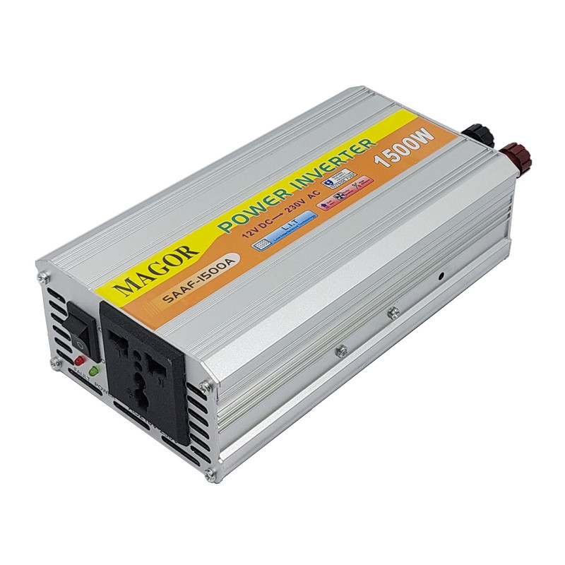 اینورتر تک فاز میگور مدل SAAF-1500A ظرفیت 1500 وات