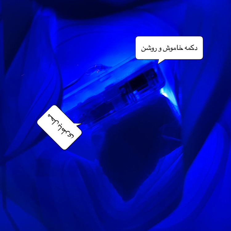 دسته گل مصنوعی مدل پروانه کد BLU01