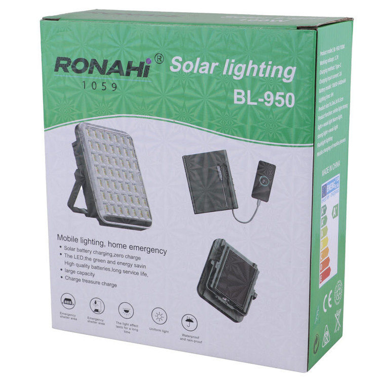 پروژکتور شارژی و خورشیدی روناهی مدل BL-950