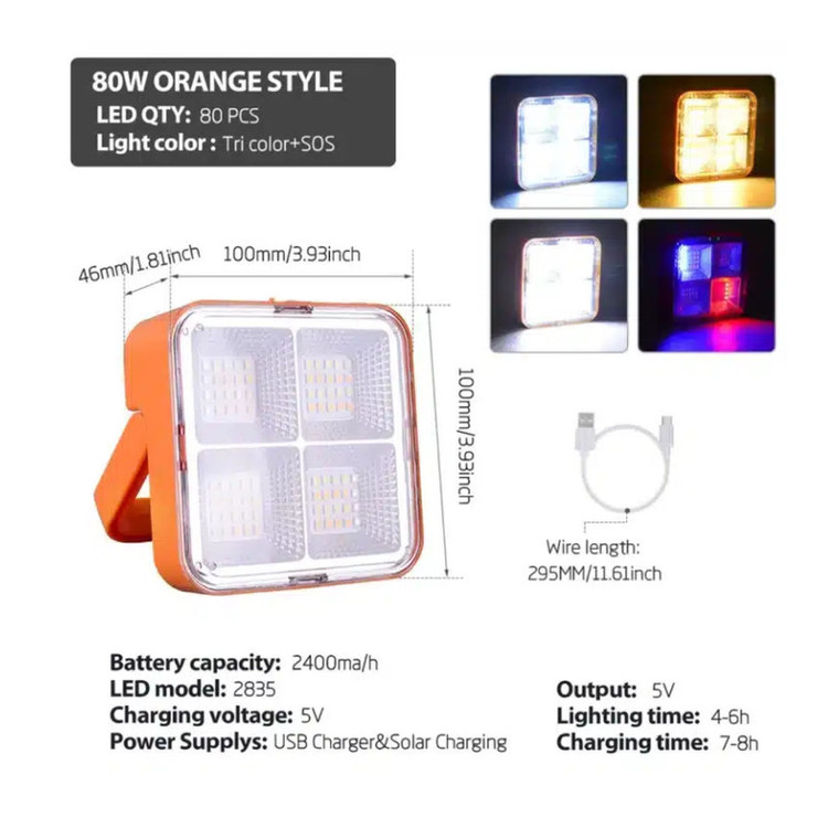 پروژکتور LED خورشیدی مدل KC-SCP011