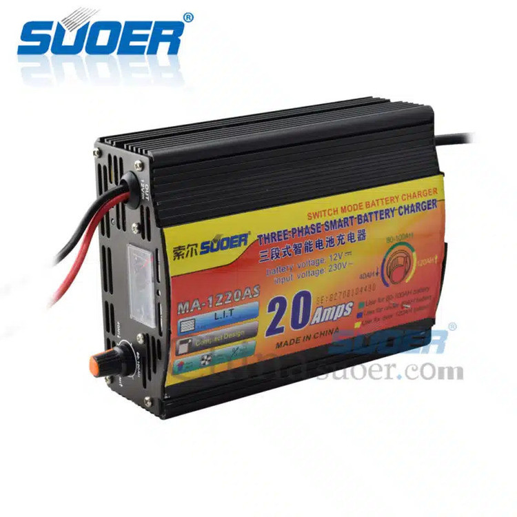 شارژر باتری 12 ولت 20 آمپر سوئر مدل MA-1220AS-PRO