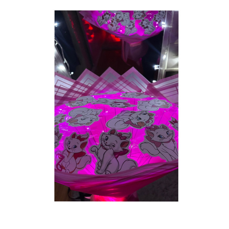 دسته گل مصنوعی مدل گربه ای کد P3